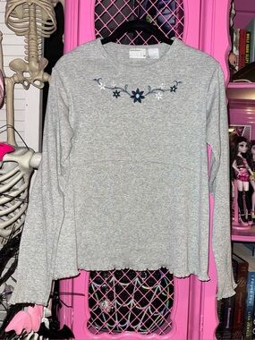 VTG Y2K Emergency Exit long sleeve top size XL